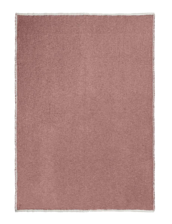 Pled bawełniany Elvang Thyme Rusty Red