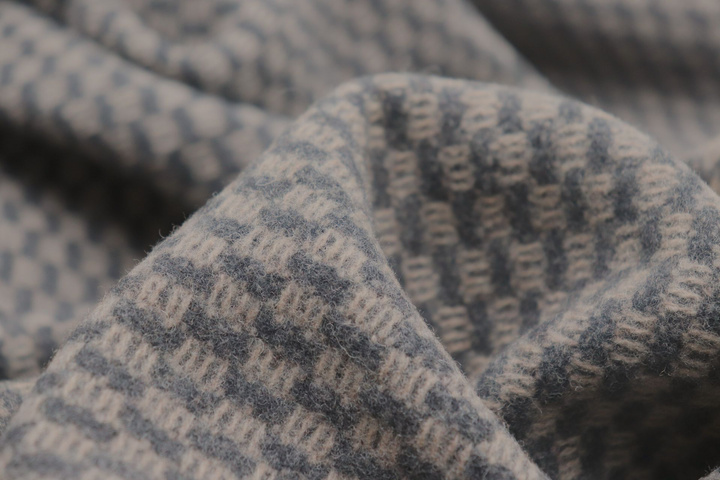 Koc wełniany Biederlack Mokka