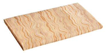 Prześcieradło satynowe bez ściągacza Blanc Des Vosges Agathe Miodowe