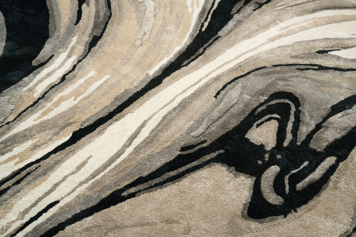 Dywan ręcznie tkany Carpet Decor Blur Black