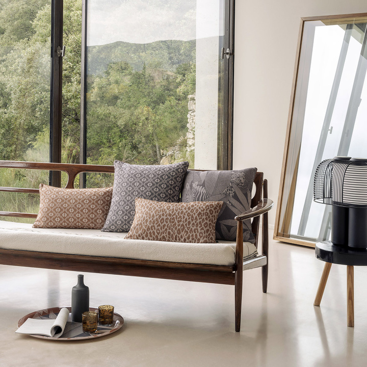 Poszewka dekoracyjna Le Jacquard Français Nature Sauvage Grey Ostatnie Sztuki