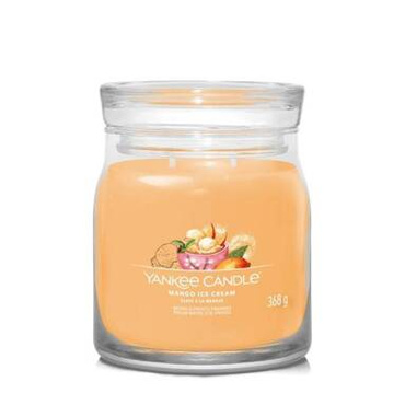 Świeca zapachowa Yankee Candle Mango Ice Cream średnia