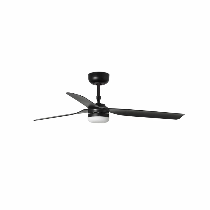 Wentylator sufitowy Faro Barcelona Punt LED M black fan DC SMART