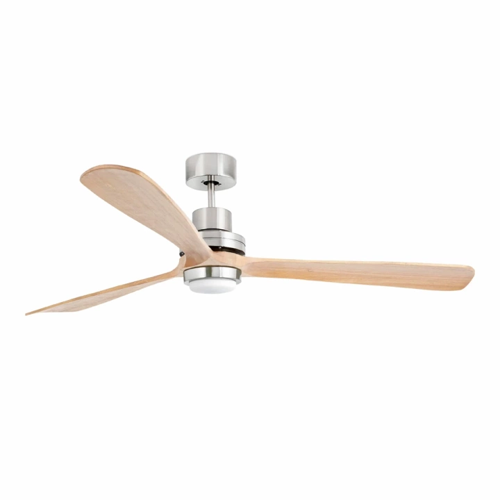 Wentylator sufitowy Faro Barcelona Lantau LED XL Matt/nickel pine fan DC SMART