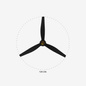 Wentylator sufitowy Faro Barcelona Just Fan M Old gold/black