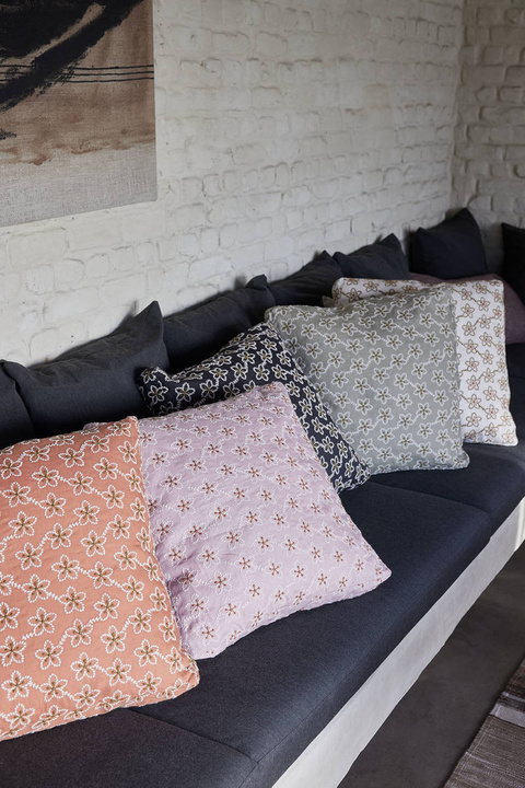 Poduszka dekoracyjna Alexandre Turpault Fleurs Copper