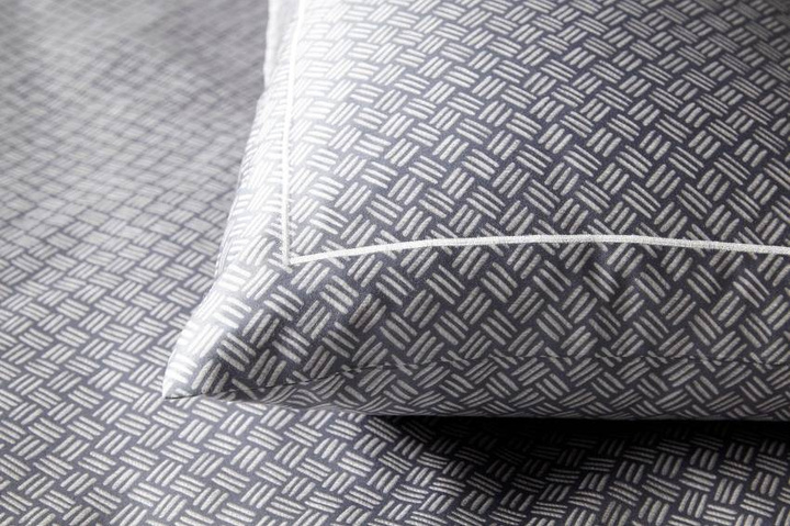 Poszewka satynowa Elegante Bristol Grey 100% bawełna