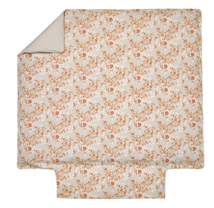 Poszewka perkalowa Blanc Des Vosges Le Vent Paprika
