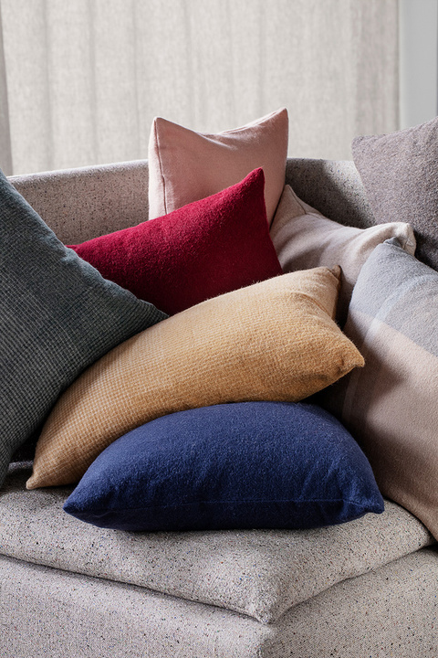 Poszewka dekoracyjna Elvang Horizon Yellow Orcher