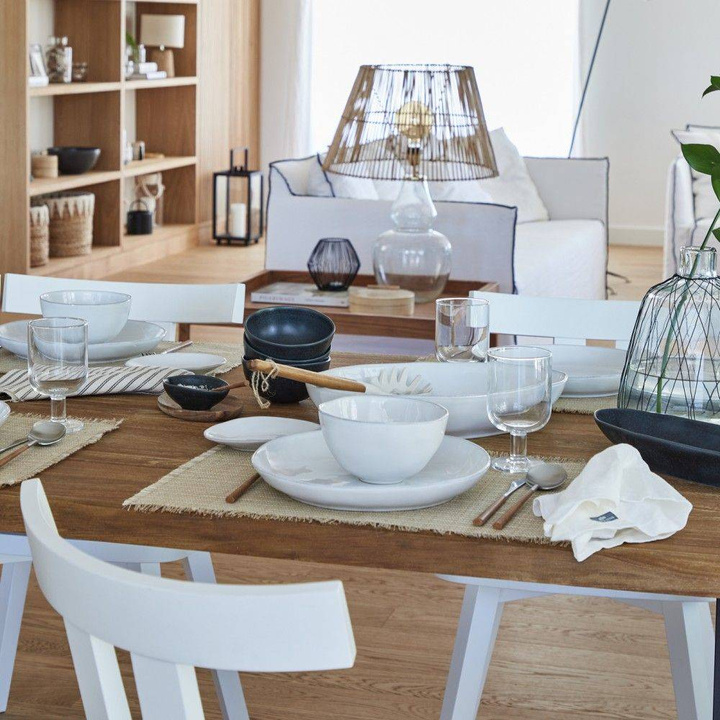 Talerz płytki Costa Nova Livia White 28 cm