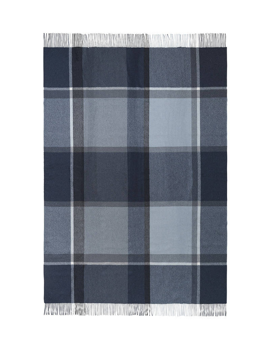 Pled wełniany Elvang Manhattan Dark Blue