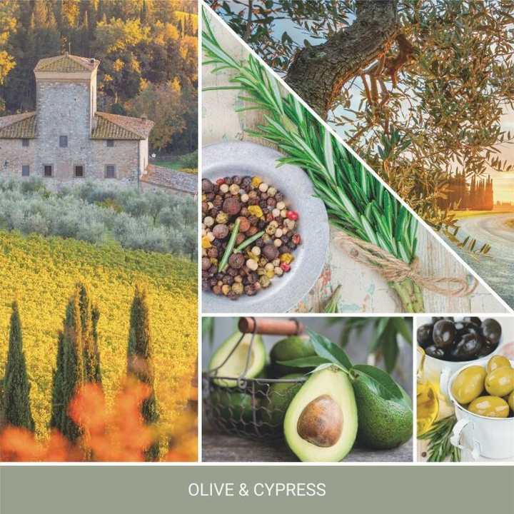 Świeca zapachowa Yankee Candle Olive & Cypress średnia