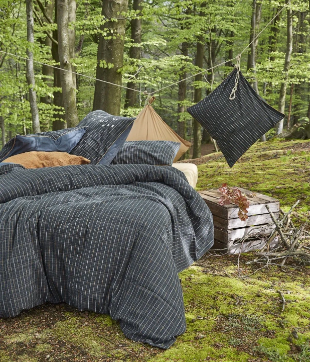 Prześcieradło perkalowe ze ściągaczem Sylvie Thiriez Marron