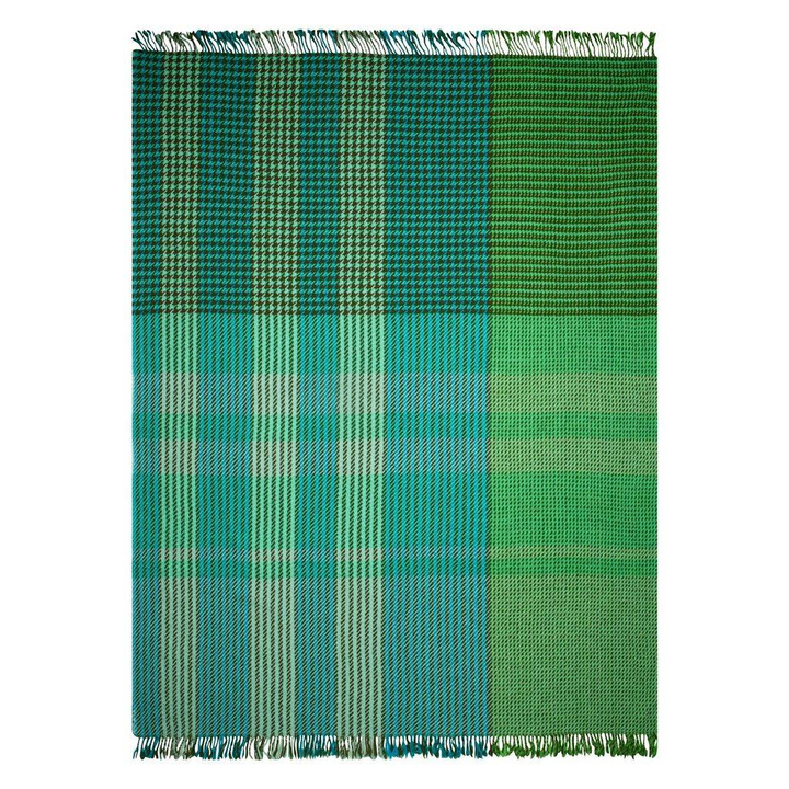 Koc wełniany Designers Guild Arklet Emerald