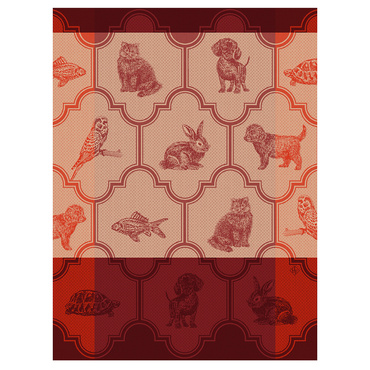 Ściereczka kuchenna Le Jacquard Français Nos Acolytes Pink