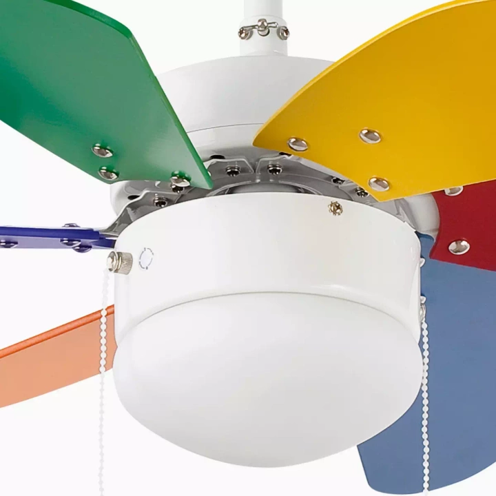 Wentylator sufitowy Faro Barcelona Palao S Multicolor