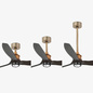 Wentylator sufitowy Faro Barcelona Just Fan M LED Old gold/black DC