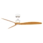 Wentylator sufitowy Faro Barcelona Just Fan M White/light wood fan DC