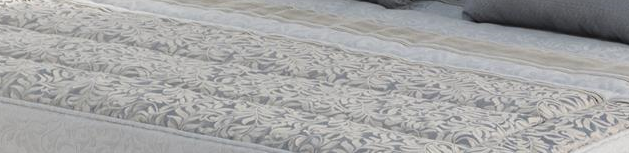 Narzuta żakardowa JVR Tejidos Velvet Silver