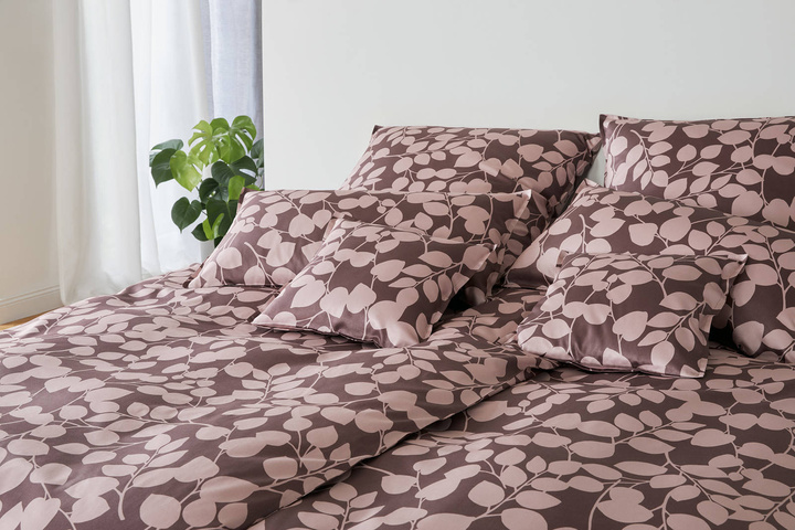 Poszewka satynowa Elegante Twice Weinrot