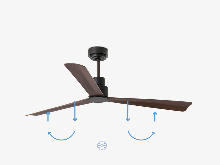Wentylator sufitowy Faro Barcelona Nassau M brown DC SMART