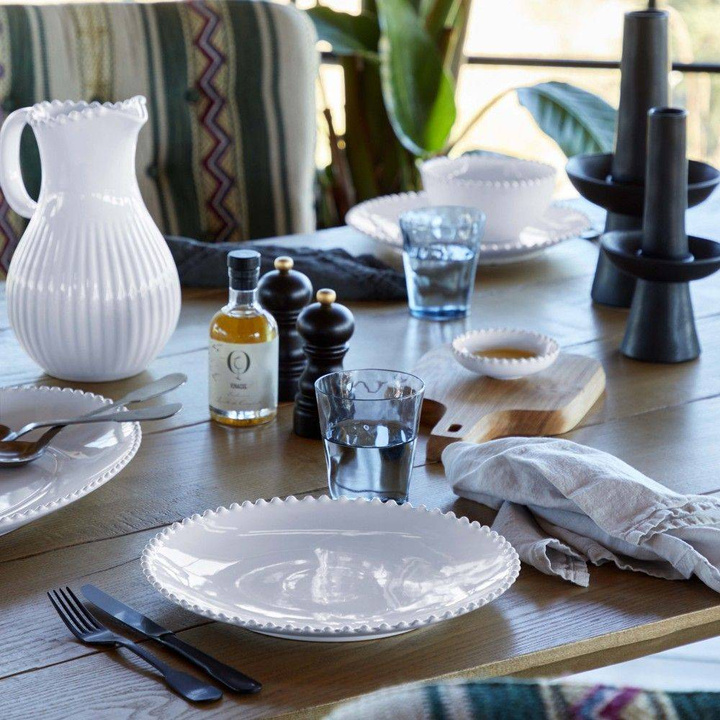 Talerz płytki Costa Nova Pearl White 28 cm