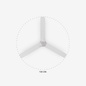 Wentylator sufitowy Faro Barcelona Punt LED M white fan DC