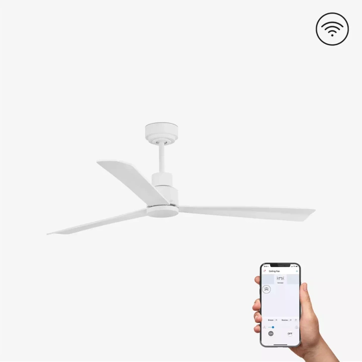 Wentylator sufitowy Faro Barcelona Nassau M white DC SMART