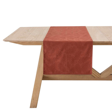 Bieżnik bawełniany Le Jacquard Français Vegetal Mood Red