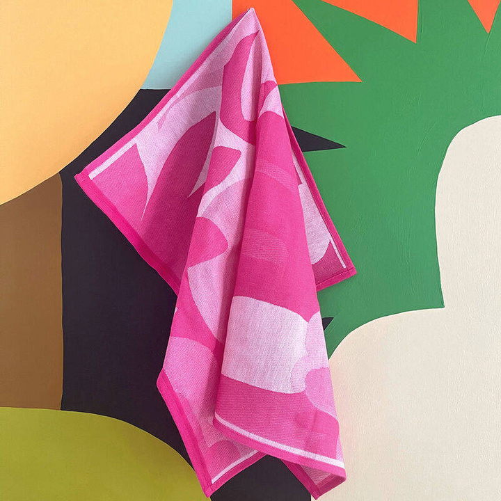 Ściereczka kuchenna Le Jacquard Français Octobre Rose Pink