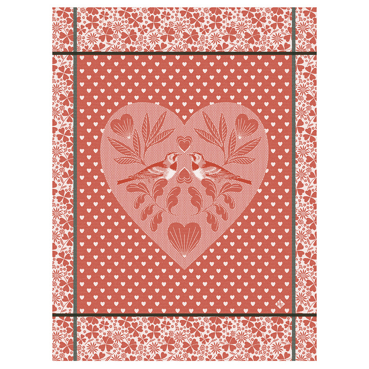 Ściereczka kuchenna Le Jacquard Français Amour Red