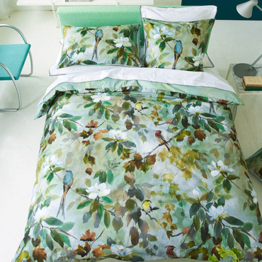 Pościel perkalowa Designers Guild Maple Tree Celadon