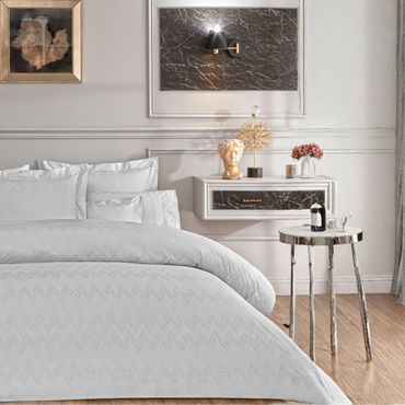 Komplet pościeli żakardowej Valeron Davis Grey