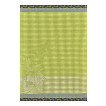 Ręcznik kuchenny Le Jacquard Français Jardin des Papillons Green