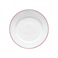 Talerz płytki Costa Nova Beja White Red 28 cm