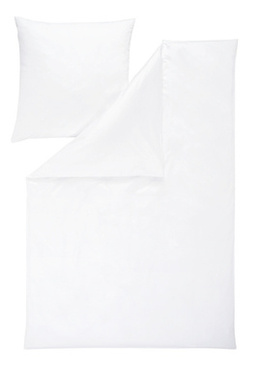 Komplet pościeli satynowej Estella Valetta Weiss