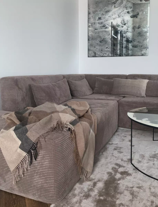 Pled wełniany Elvang Manhattan Beige