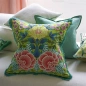 Poduszka dekoracyjna Designers Guild Brocart Decoratif Embroidered Lime