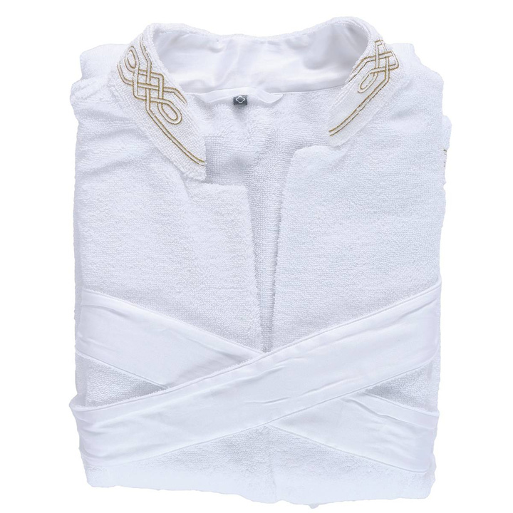 Szlafrok Abyss & Habidecor Spencer White/Gold
