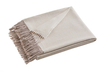 Pled wełniany Blanc Des Vosges Cosy Beżowy