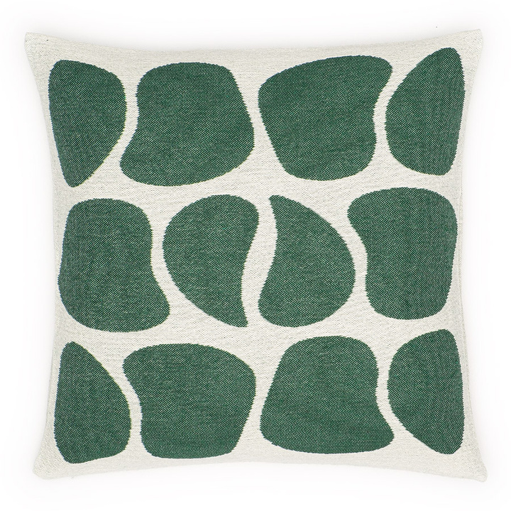 Poszewka dekoracyjna Cotton Cloud RAW Zielone Kamyczki