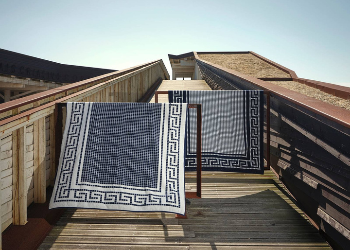 Ręcznik plażowy Abyss & Habidecor Samos Navy