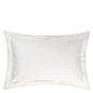 Poszewka perkalowa Designers Guild Astor Pale Grey/Lime