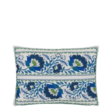 Poduszka dekoracyjna Designers Guild Enamel Flower Indigo 