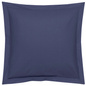Poszewka perkalowa Blanc Des Vosges UNI Granatowa