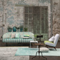 Dywan ręcznie tkany Designers Guild Eberson Aqua