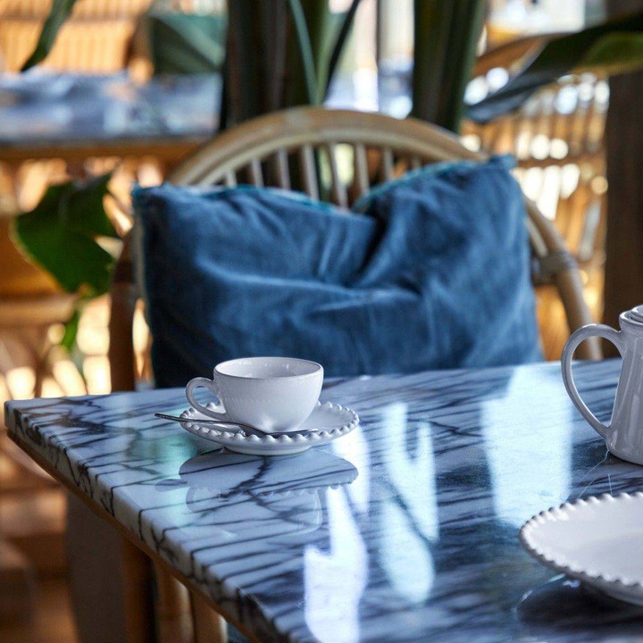 Filiżanka z podstawką Costa Nova Pearl White 0,25 l