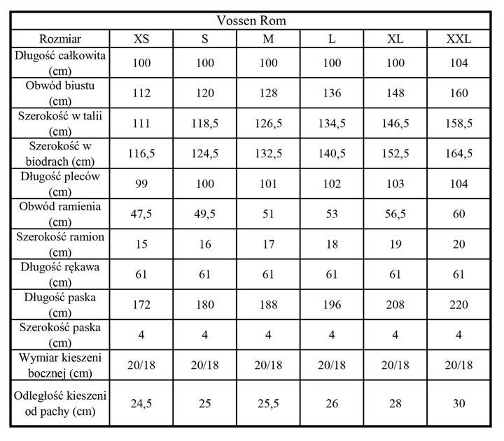 Szlafrok Vossen Rom Cranberry
