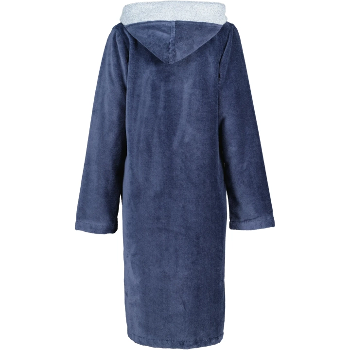 Szlafrok damski Cawo Zipper Hooded Sea