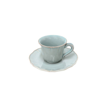 Filiżanka z podstawką Costa Nova Alentejo Turquoise 0,09 l